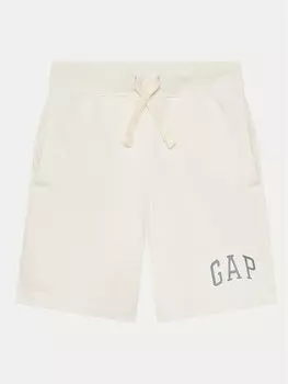 Спортивные шорты стандартного кроя Gap, экрю