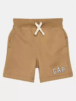Спортивные шорты стандартного кроя Gap, бежевый