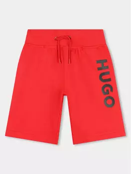 Спортивные шорты стандартного кроя Hugo, красный