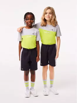 Спортивные шорты стандартного кроя Lacoste, черный