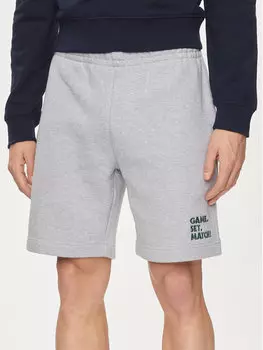 Спортивные шорты стандартного кроя Lacoste, серый