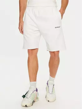 Спортивные шорты стандартного кроя Off-White, белый