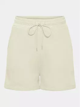 Спортивные шорты стандартного кроя Pieces, экрю