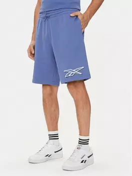 Спортивные шорты стандартного кроя Reebok, синий