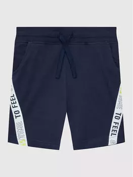 Спортивные шорты стандартного кроя United Colors Of Benetton, синий