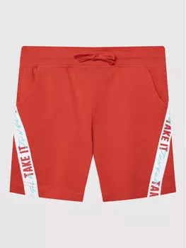 Спортивные шорты стандартного кроя United Colors Of Benetton, красный