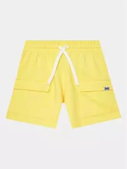 Спортивные шорты стандартного кроя United Colors Of Benetton, желтый