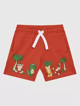 Спортивные шорты стандартного кроя United Colors Of Benetton, красный