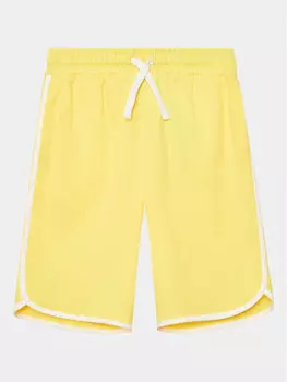 Спортивные шорты стандартного кроя United Colors Of Benetton, желтый