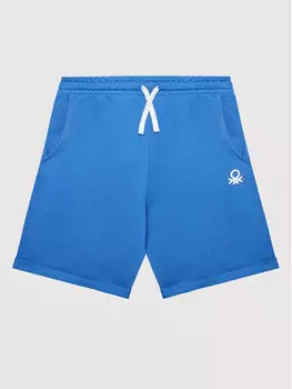 Спортивные шорты стандартного кроя United Colors Of Benetton, синий