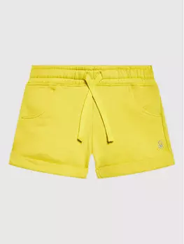 Спортивные шорты стандартного кроя United Colors Of Benetton, желтый