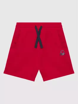 Спортивные шорты стандартного кроя United Colors Of Benetton, красный