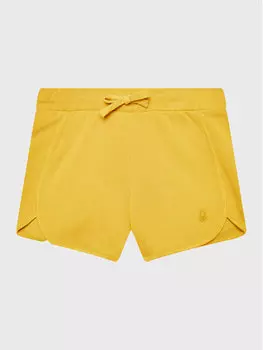 Спортивные шорты стандартного кроя United Colors Of Benetton, желтый