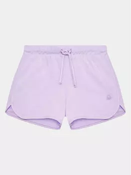 Спортивные шорты стандартного кроя United Colors Of Benetton, фиолетовый