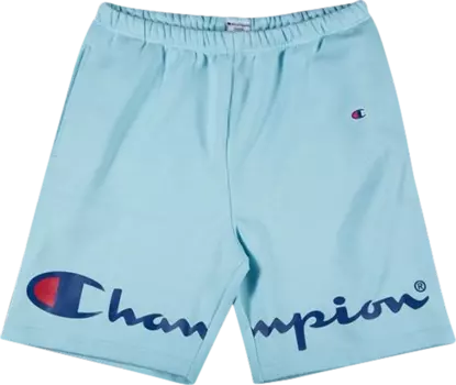 Спортивные шорты Supreme x Champion Sweatshort 'Light Blue', синий
