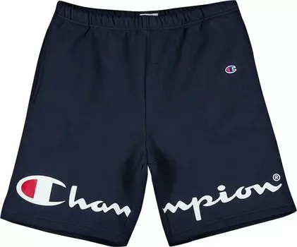 Спортивные шорты Supreme x Champion Sweatshort 'Navy', синий