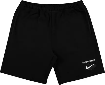 Спортивные шорты Supreme x Nike Jewel Sweatshort 'Black', черный