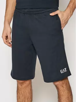 Спортивные шорты свободного кроя Ea7 Emporio Armani, синий
