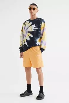 Спортивные шорты свободного кроя H&amp;M, желтый/новые начинания