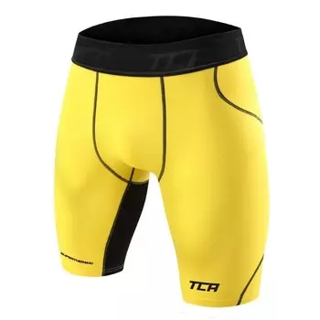 Спортивные шорты Tca, цвет gelb/schwarz