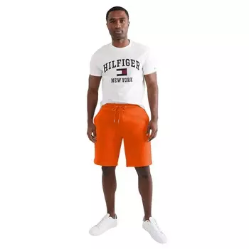 Спортивные шорты Tommy Hilfiger Flag Logo, оранжевый