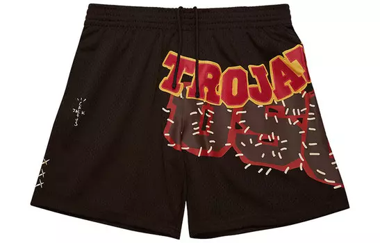 Спортивные шорты унисекс черные Travis Scott, черный