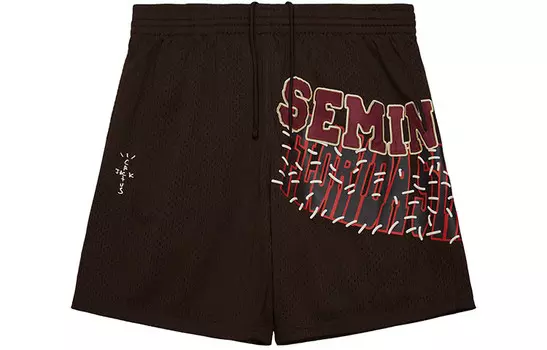 Спортивные шорты унисекс черные Travis Scott, черный