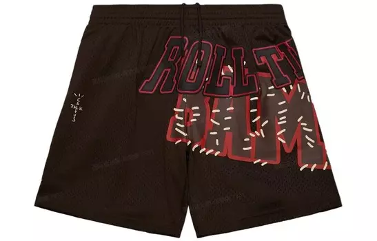 Спортивные шорты унисекс коричневые Travis Scott, коричневый