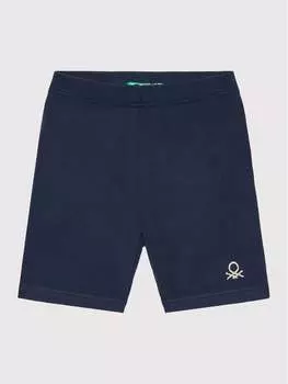 Спортивные шорты узкого кроя United Colors Of Benetton, синий