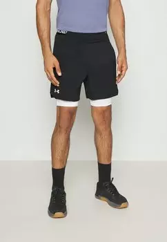 Спортивные шорты VANISH 2IN1 Under Armour, черный/белый