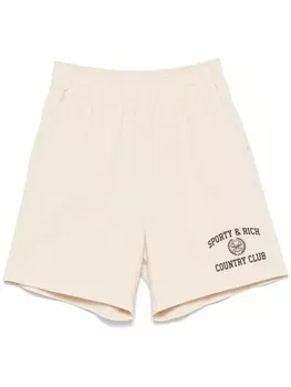 Спортивные шорты Varsity Crest Sporty & Rich, нейтральный цвет