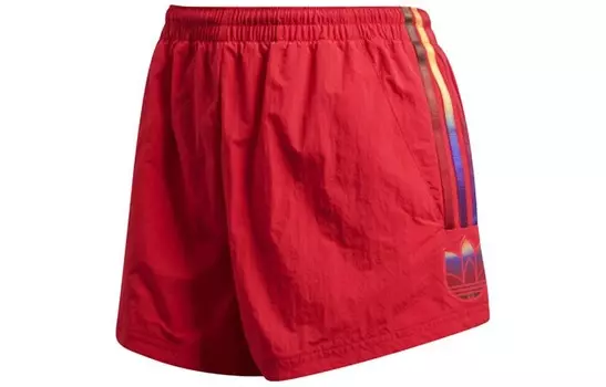 Спортивные шорты женские красные Adidas Originals