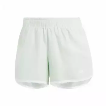 Спортивные шорты женские льняные зеленые Adidas