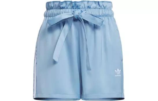 Спортивные шорты женские небесно-голубые Adidas Originals