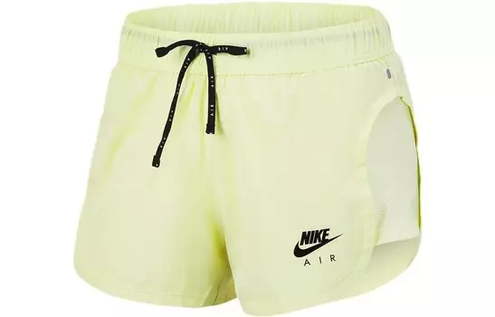 Спортивные шорты женские яркие зеленые Nike