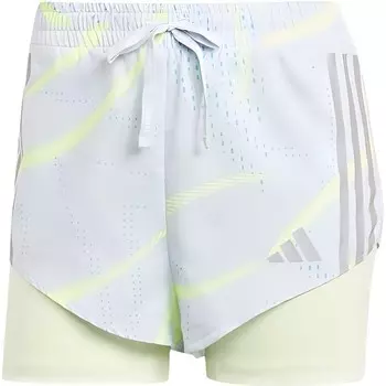 Спортивные шорты женские светло-голубые Adidas