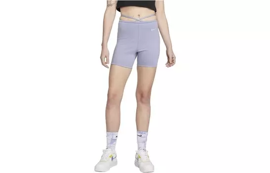 Спортивные шорты женские светло-голубые Nike