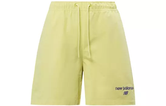 Спортивные шорты женские желтые New Balance