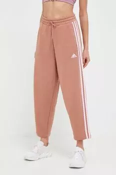 Спортивные штаны адидас adidas, бежевый