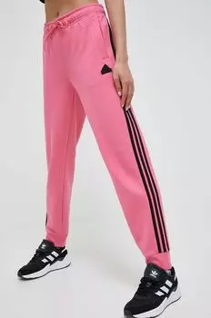 Спортивные штаны адидас adidas, розовый