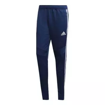 Спортивные штаны adidas Casual Knit Soccer/Football Sports Training Long Pants Navy Blue, синий