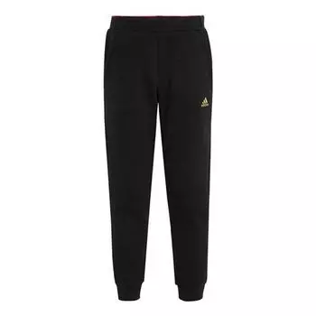 Спортивные штаны adidas M Pants Solid Color Casual Sports Bundle Feet Long Pants Black, черный