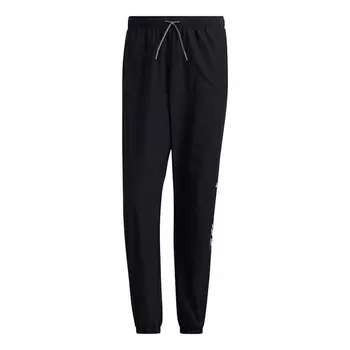 Спортивные штаны Adidas M Wrd Wov Pnt Contrasting Colors Loose Woven Sports Pants Black, Черный
