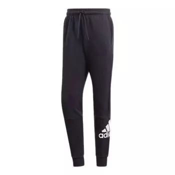 Спортивные штаны adidas Mh Bos Pnt Fl Printing Logo Casual Sports Pants Black, черный