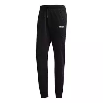 Спортивные штаны adidas neo logo Cozy Casual Bundle Feet Sports Pants Black, черный