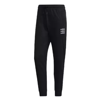 Спортивные штаны adidas neo Logo Pattern Bundle Feet Casual Sports Pants Black, черный
