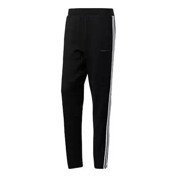 Спортивные штаны adidas neo M Fr Q1 Tp Stripe Running Sports Pants Black, черный