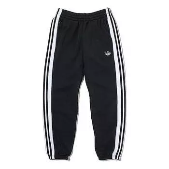 Спортивные штаны adidas originals 3-Stripe Panel Sweatpants logo, черный