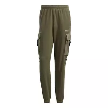 Спортивные штаны Adidas originals Adv Sweatpant 1 Cargo Big Pocket Bundle Feet Sports Green, Зеленый