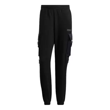 Спортивные штаны Adidas originals Adv Sweatpant 1 Large Cargo Pocket Bundle Feet Sports Black, Черный